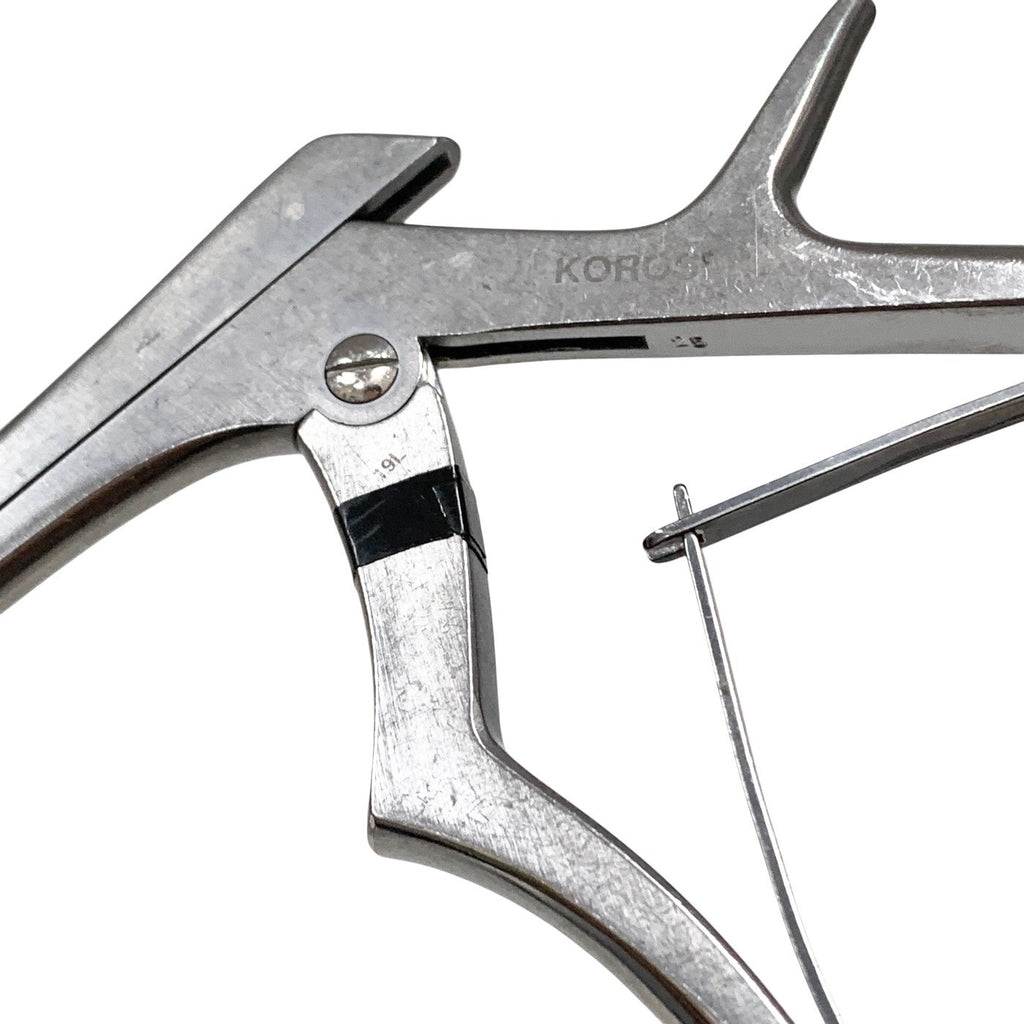 Koros Stainless Kerrison Rongeur 2mm 40 Degree Up-Bite Surgical Bone Punch 8"