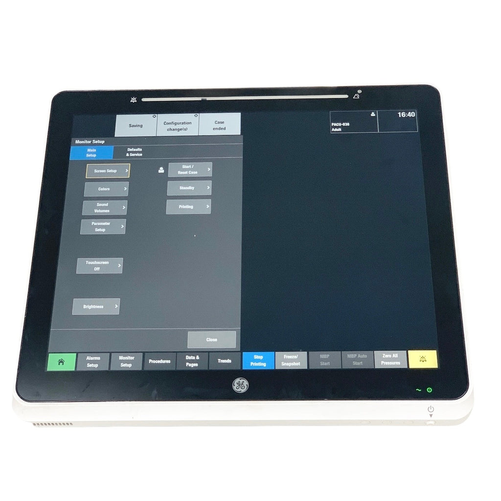 GE REF 5876727, POST ANESTHESIA CARE, CARESCAPE Canvas 1000 MONITOR