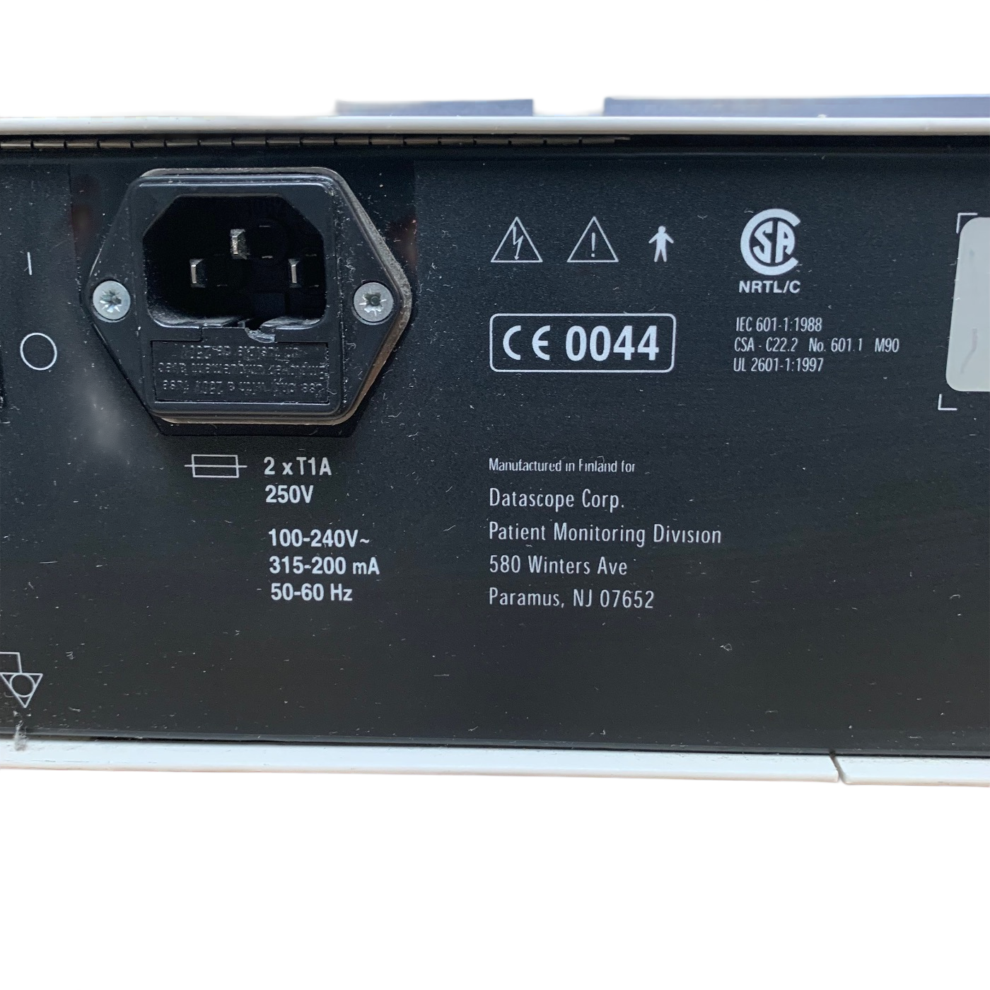 Datascope Gas Module II with Interface Cable.