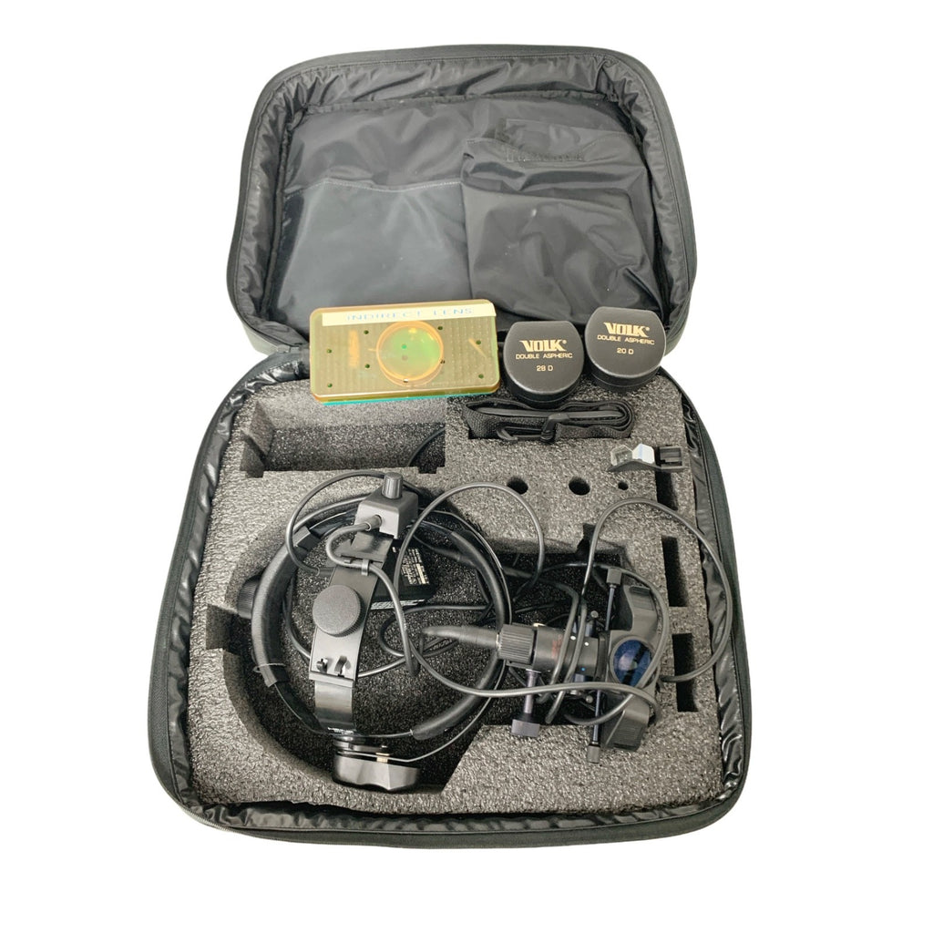 HEINE REF OMEGA 200, Indirect Binocular Ophthalmoscope, w/ LASER LENS ACCESSORIS