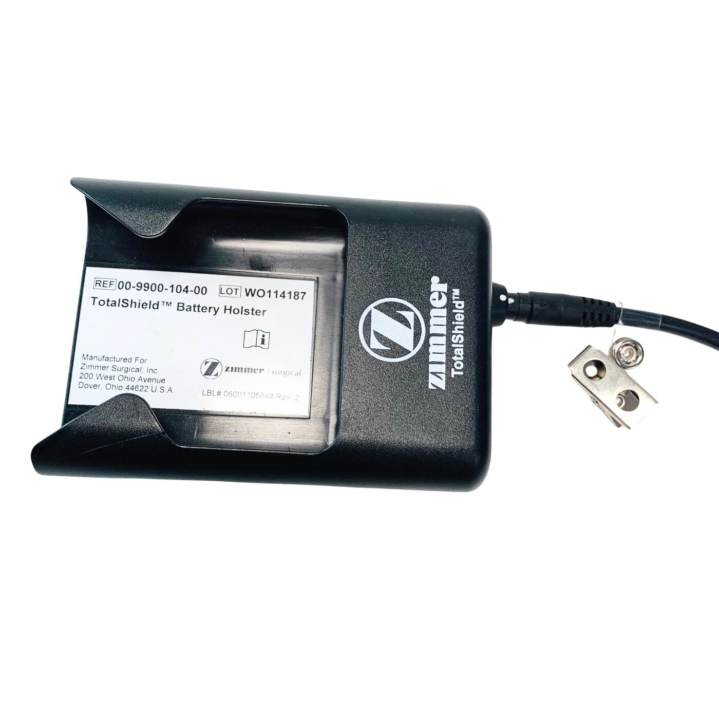 Zimmer REF 00-9900-001-00, TotalShield Helmet,REF 00-9900-104-00 Battery Holster