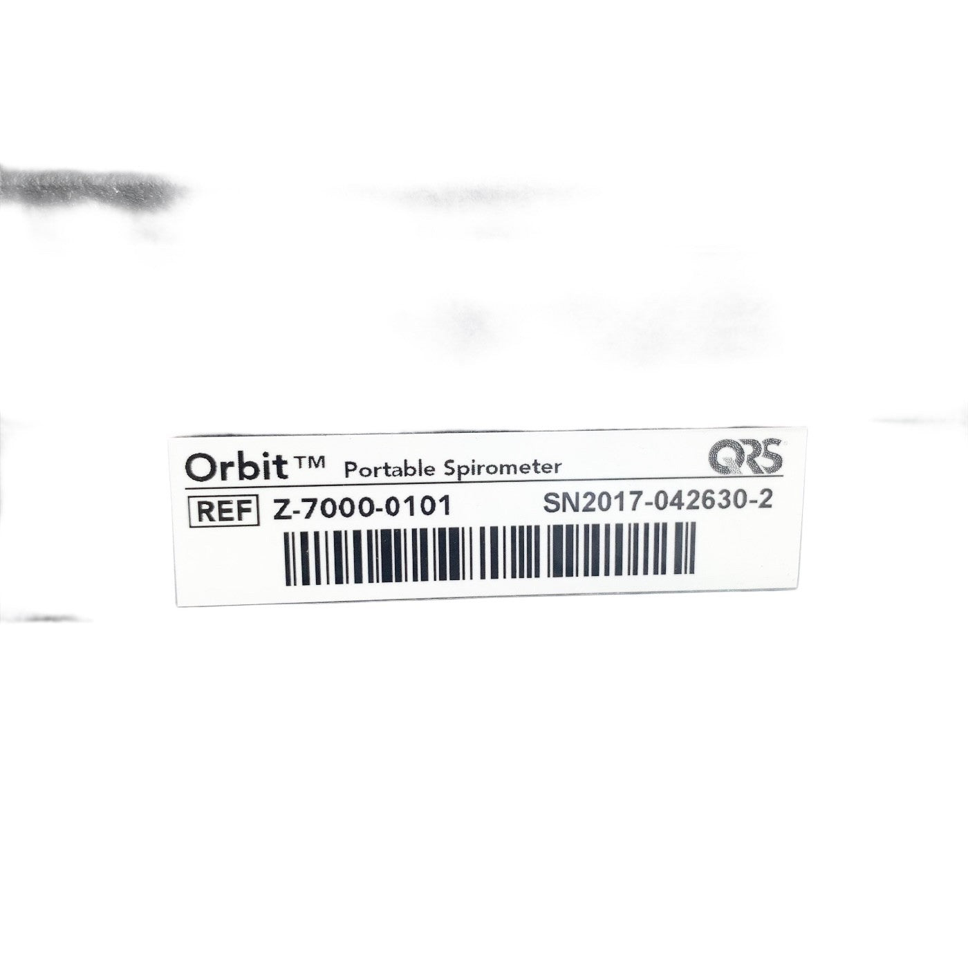 QRS REF Z-7000-0101, Orbit Portable Spirometer, w/ ACCESORIES AND CASE