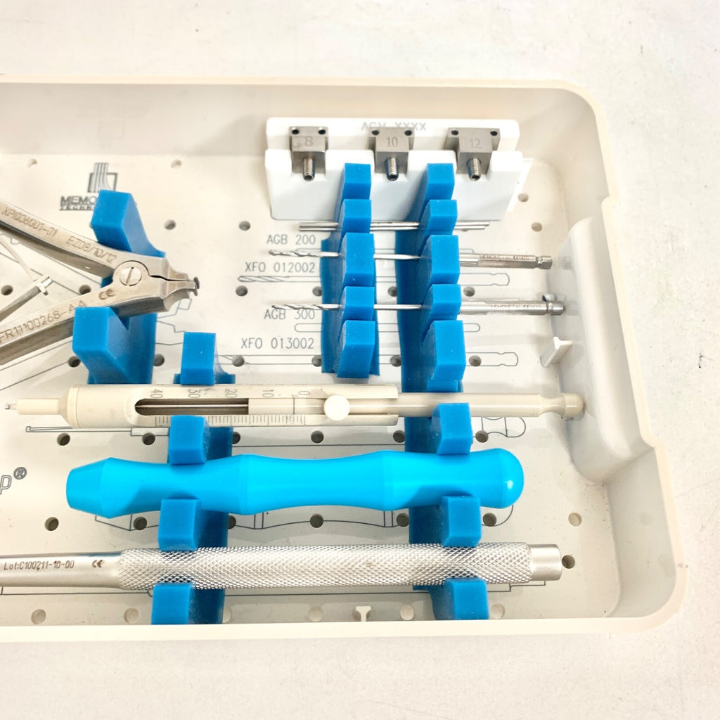 MEMOMETAL REF XPL017001-00, HAND AND FOOT SURGERY INSTRUMENT CASE