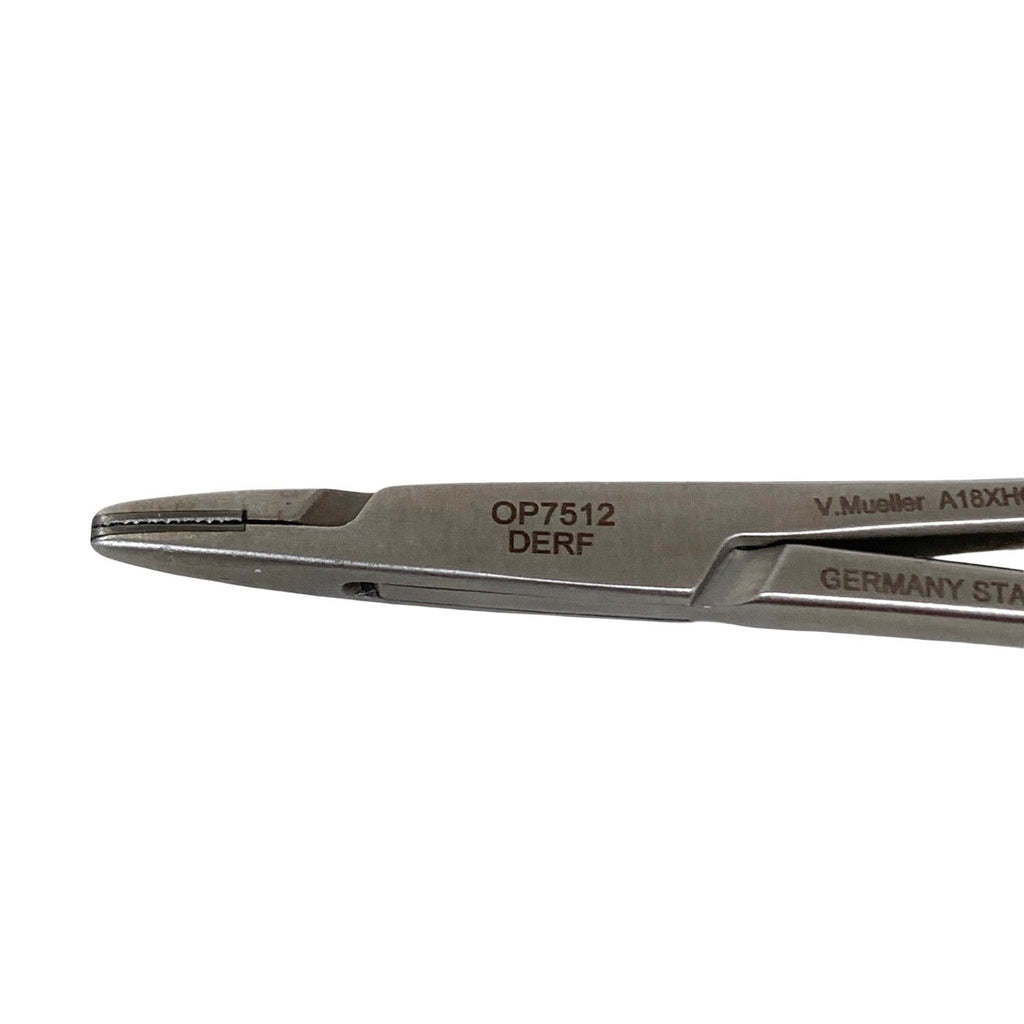 V. Mueller Ref OP7512, Eye Needle Holder Derf 4-3/4 Inch Length