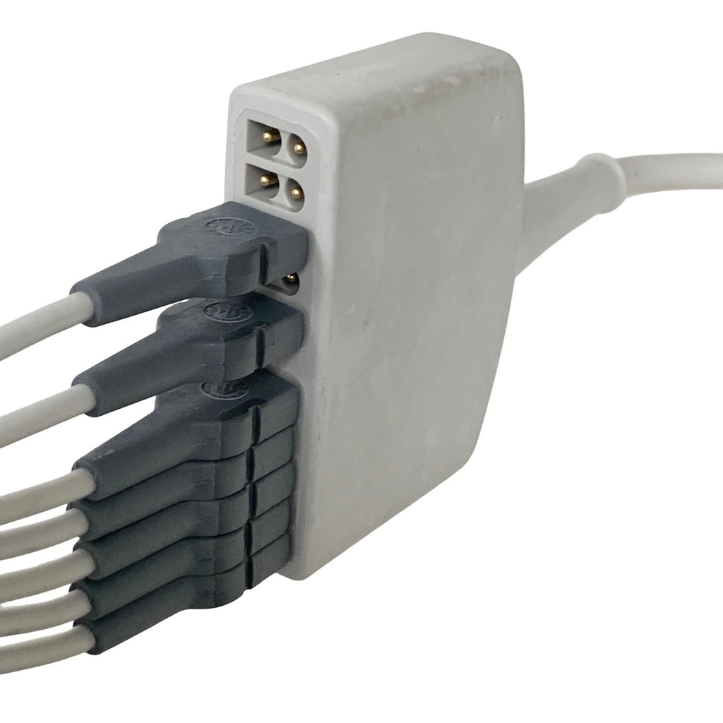 GE Multi-Link 10-Lead ECG EKG Trunk Cable Leadwires Banana Plug 22341809 Patient