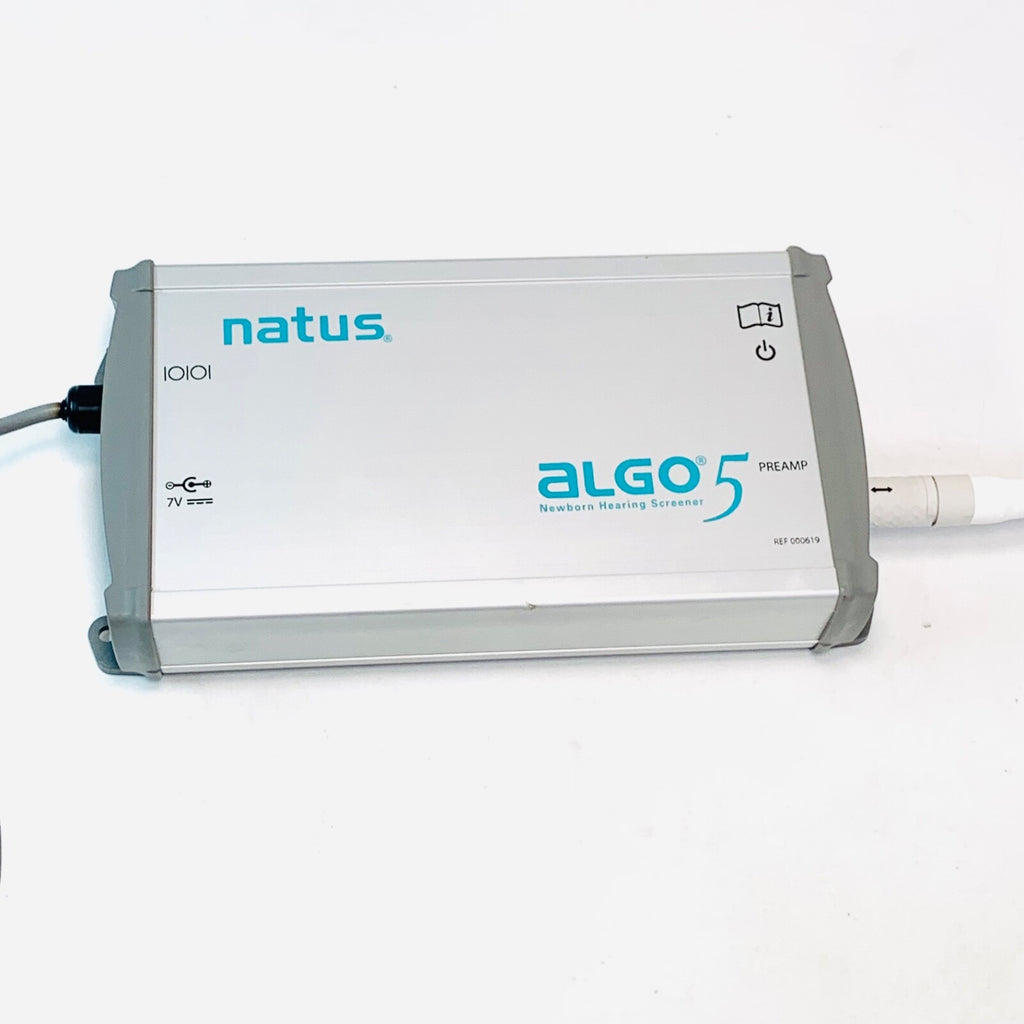 Natus ALGO 5 Ref 000698, 000619, Hearing Screener Preamp w/ Pre-Amp Cable