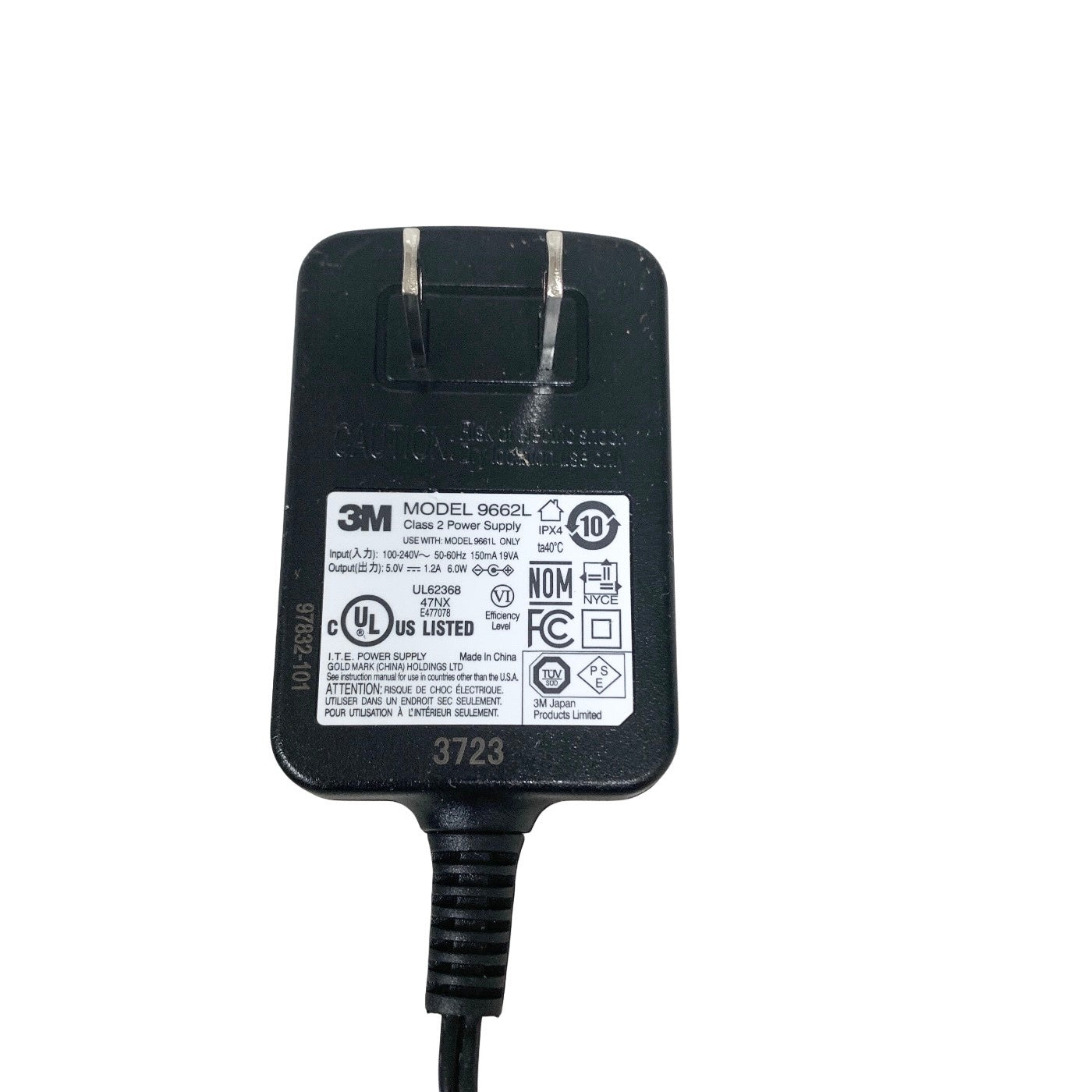 3M REF 9662L, SURGICAL CLIPPER POWER SUPPLY