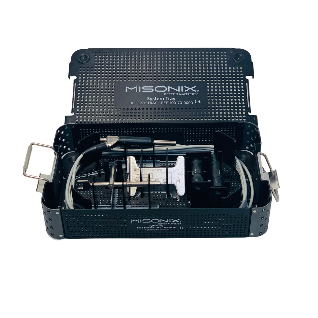 Misonix Console W/ 100-70-0000, E-SYSTRAY ,BCM-FS, Handpiece & Footswitch BCM-HP