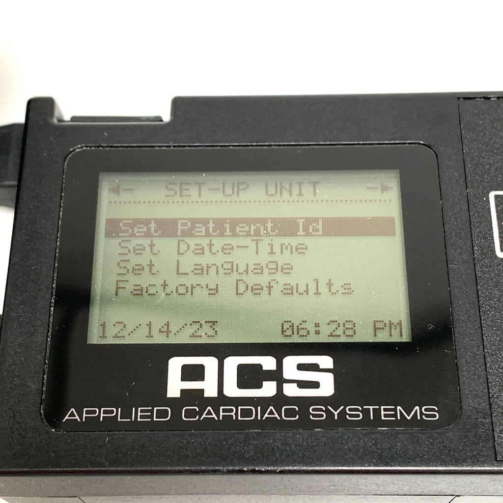 ACS, Applied Cardiac Systems REF 2003, 48 Hour Holter Recorder w/ Leads