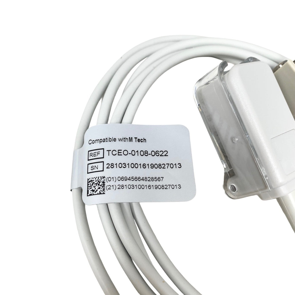 M Tech REF TCEO-0108-0622, Compatible Sensor Cable, Patient Monitor Lead Cable