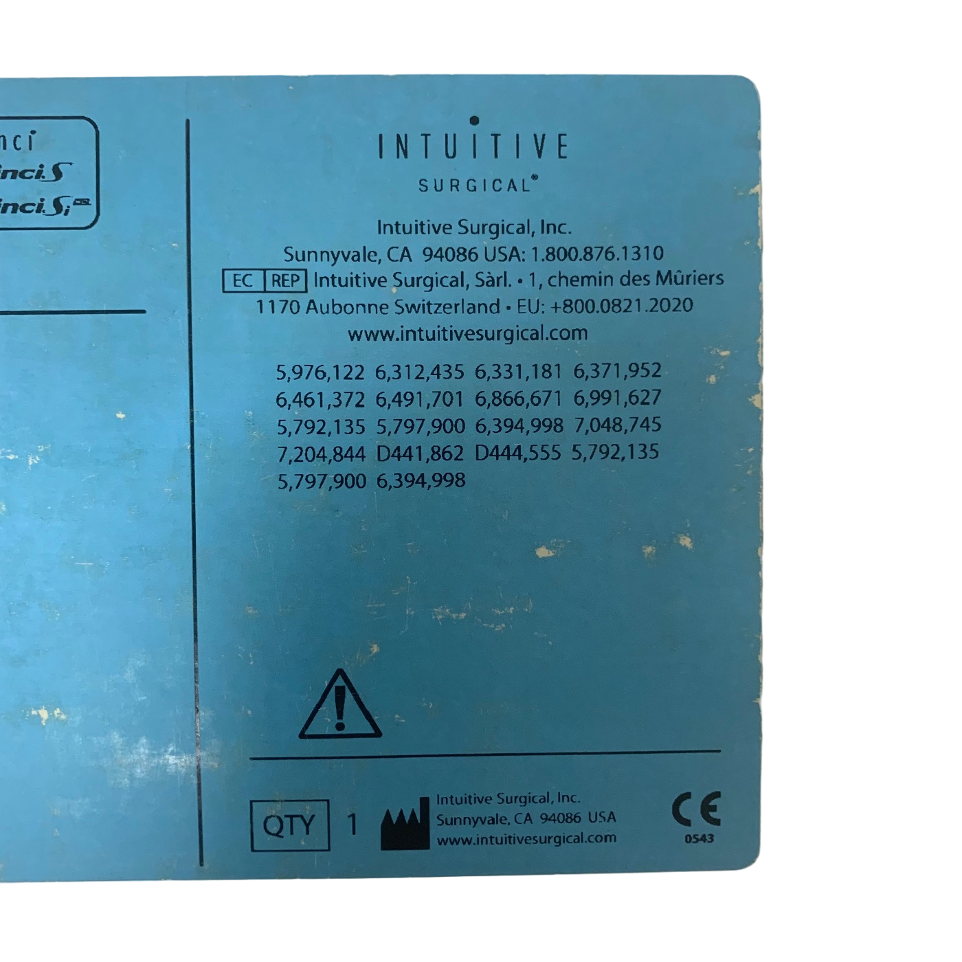 Intuitive Surgical 420192 Da Vinci Valve Hook  (New)