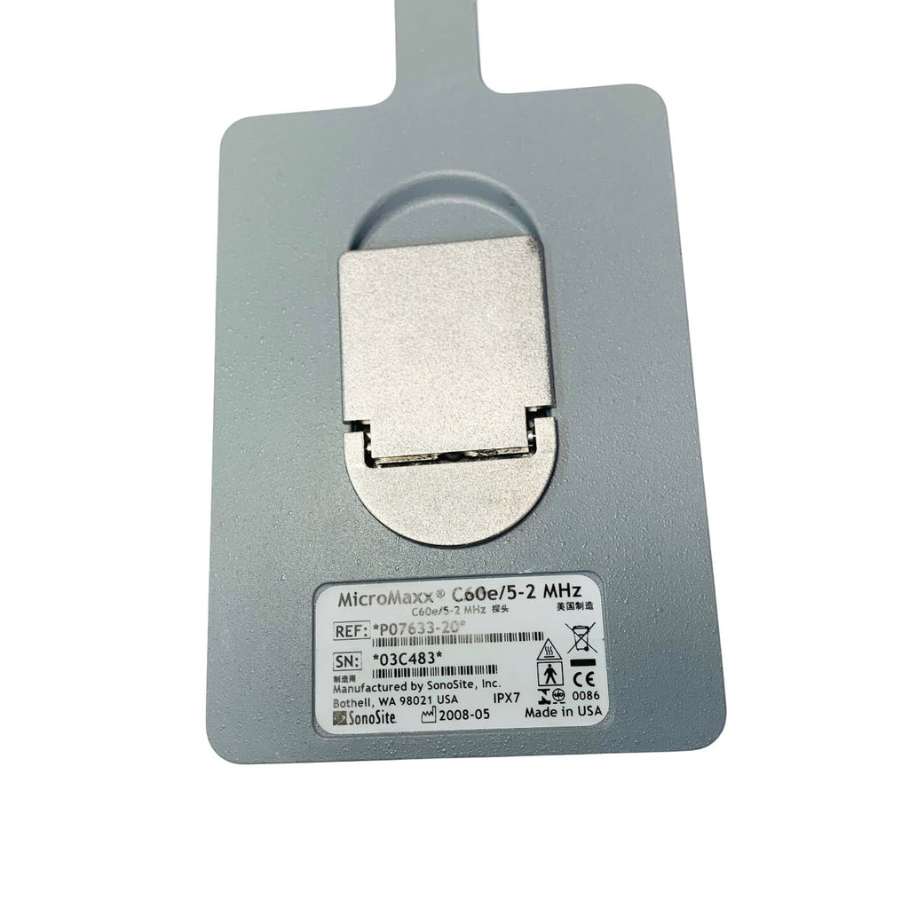 Sonosite REF P07633-20 , MicroMaxx C60e/5-2 MHz ULTRASOUND TRANSDUCER