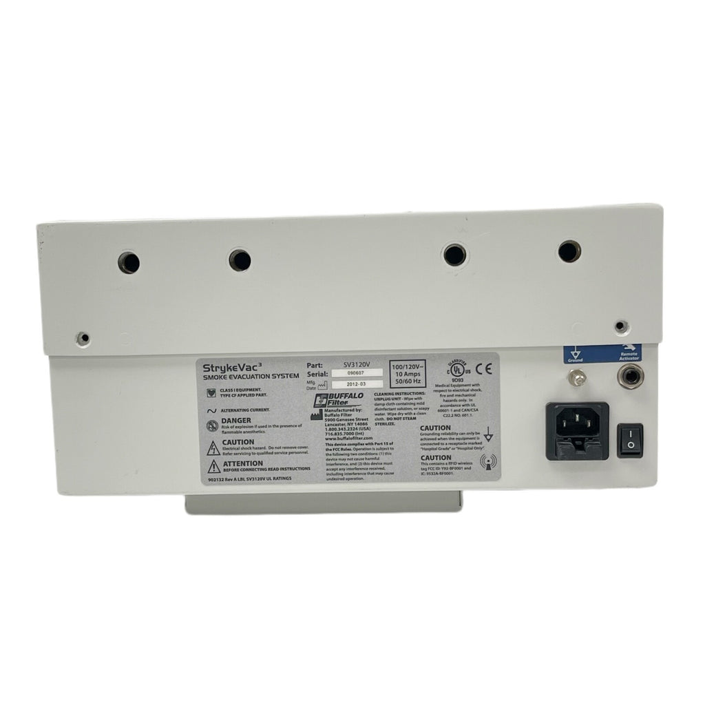 Buffalo Filter REF SV3120V Strykevac3 Smoke Evacuation System (Power On Tested)