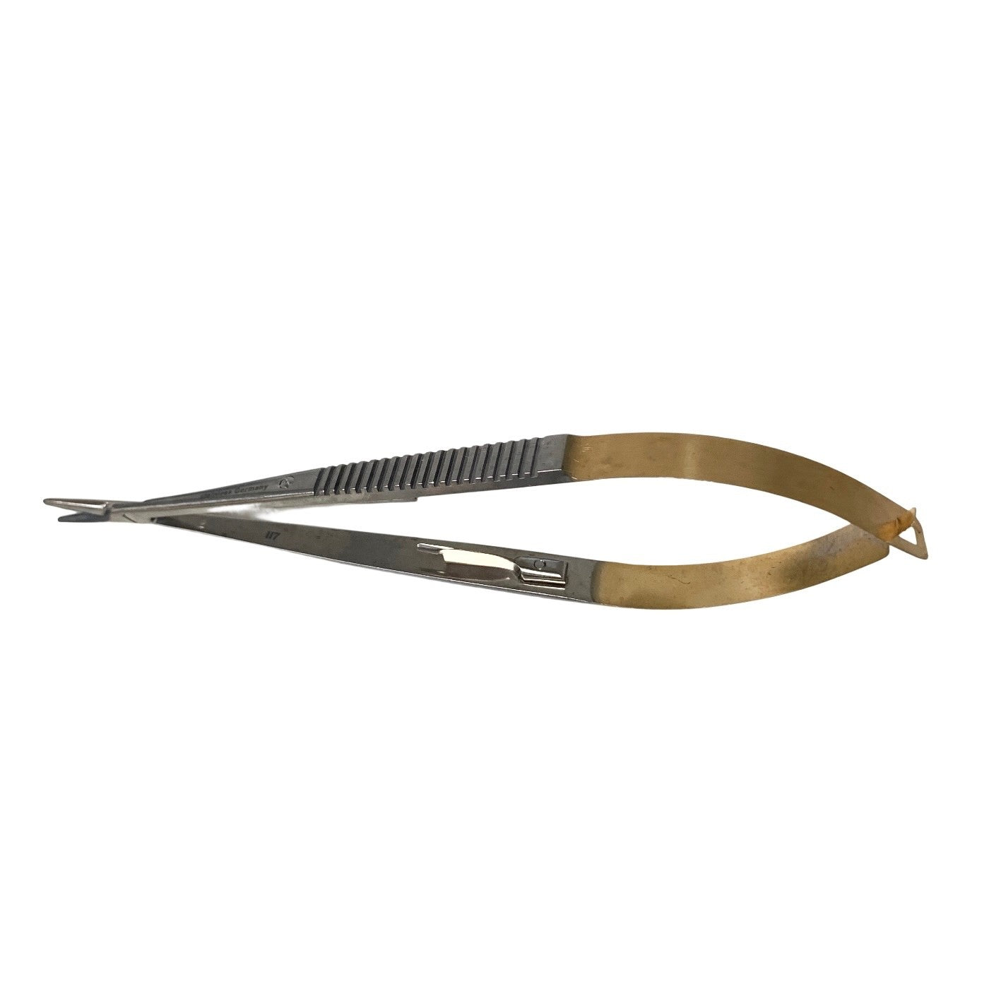 PILLING REF 15-2825, MICRO SURGERY NEEDLE HOLDER, STRAIGHT FLAT HANDLE
