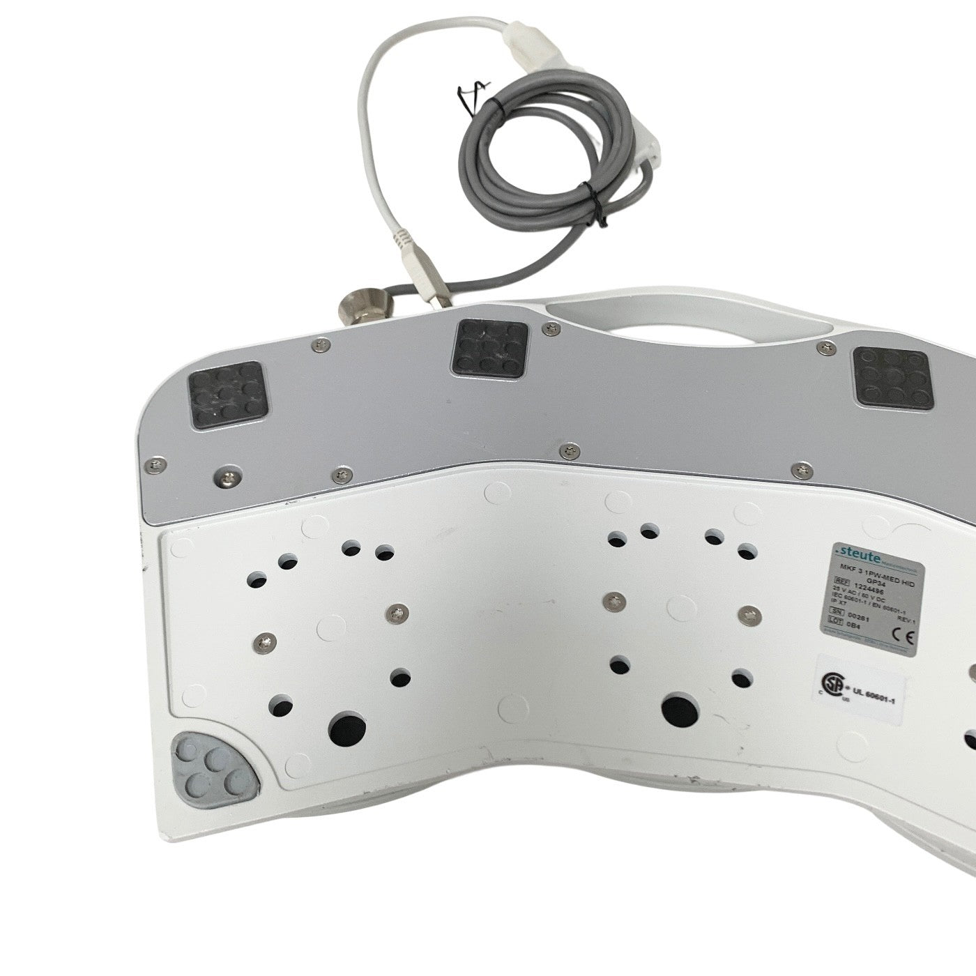 Steute REF 1224496, MKF 3 1PW-MED HID GP34, Foot Switch
