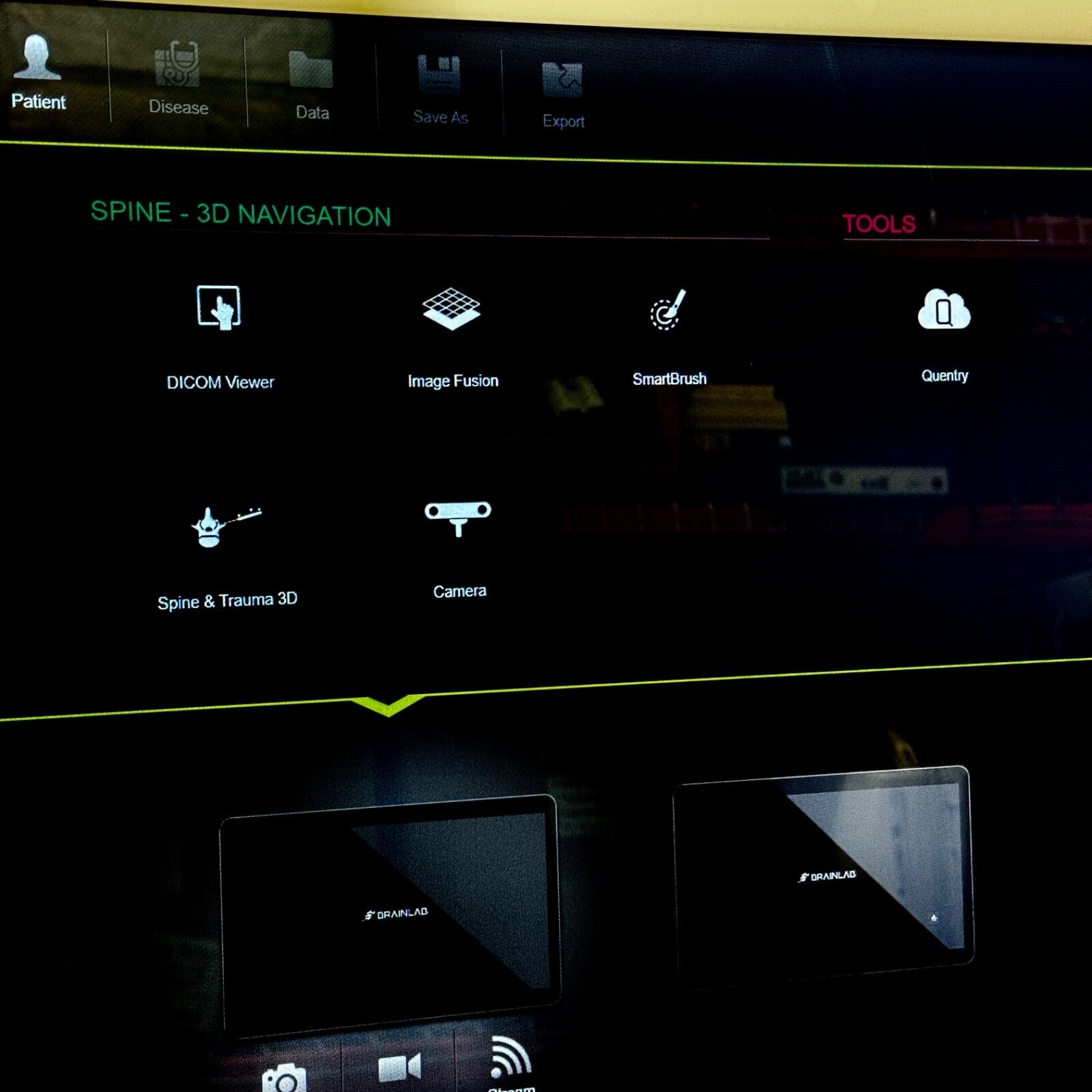 BRAINLAB 19901 Curve 1.1 Dual Navigation System w/ Curve Dual Navigation Station
