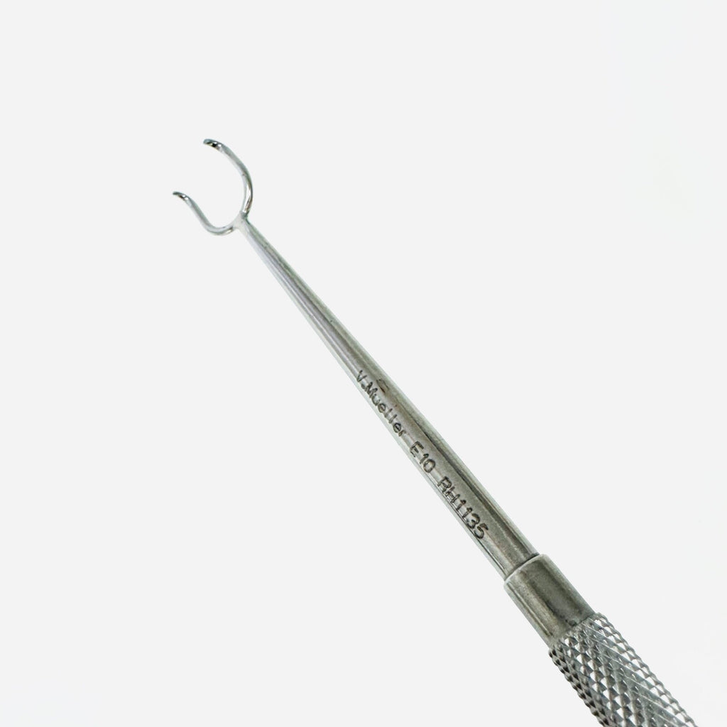 V. Mueller RH1135 Nasal Tenaculum Hook, Dbl Prongs,  6-3/8 Inch Instrument