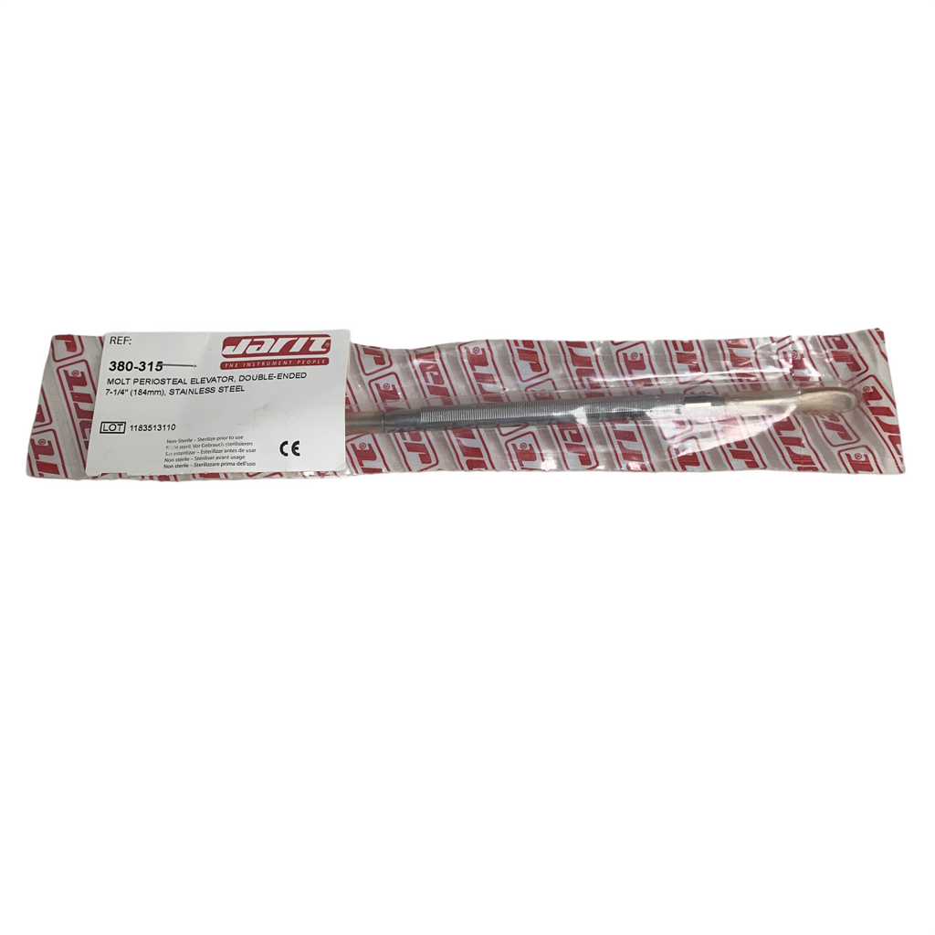 Jarit 380-315 Molt Periosteal Elevator Double Ended 7-1/4 inch Stainless Steel