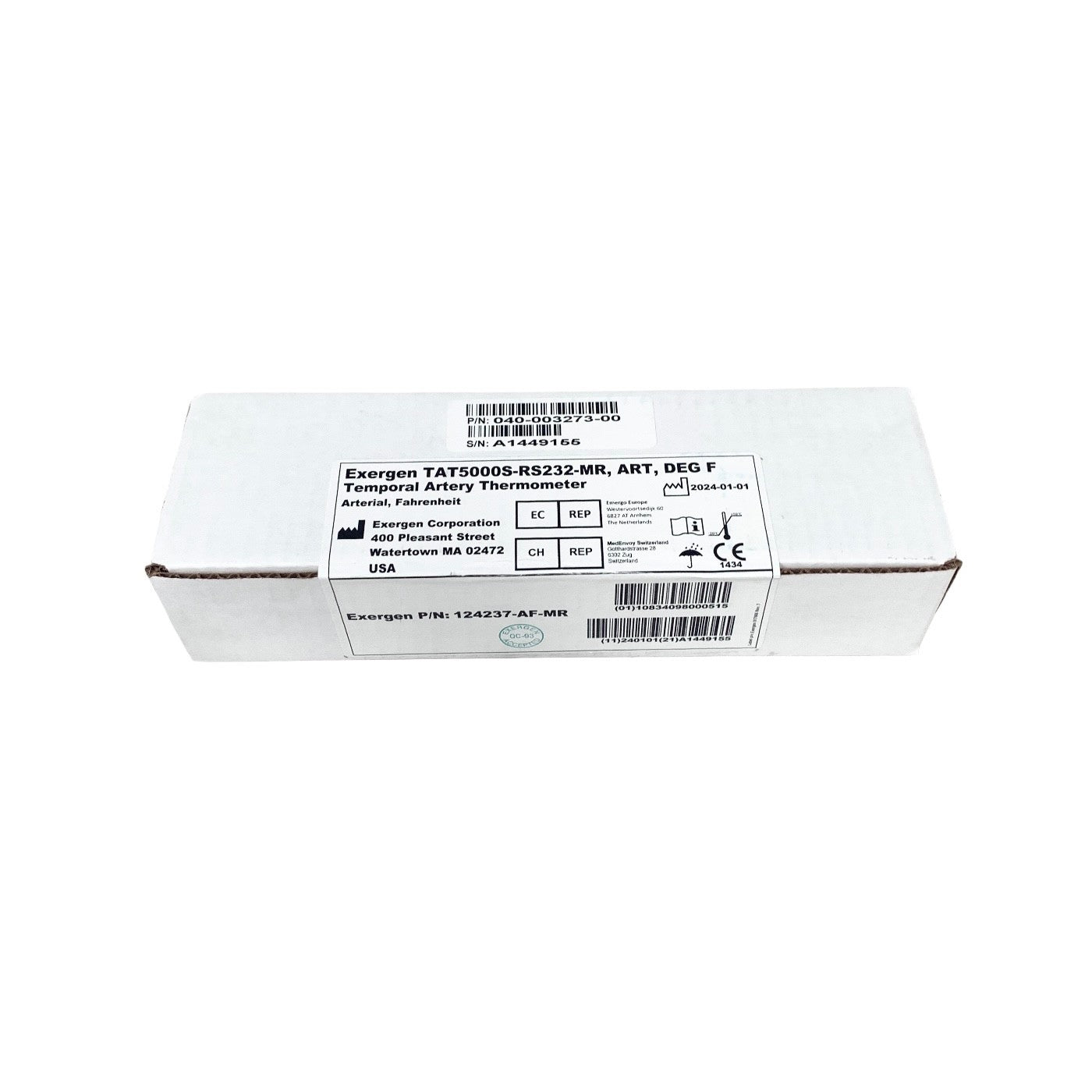 Exergen TAT5000S-RS232-MR Temporal Artery Thermometer ARTERIAL FAHRENHEIT