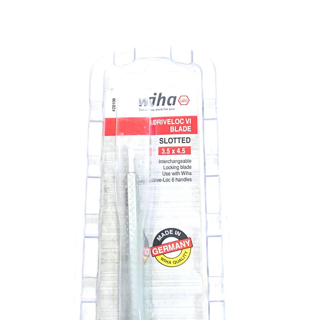 WIHATOOLS REF 28106, Drive-Loc VI Slotted Reversible Blade 3.5mm x 4.5mm