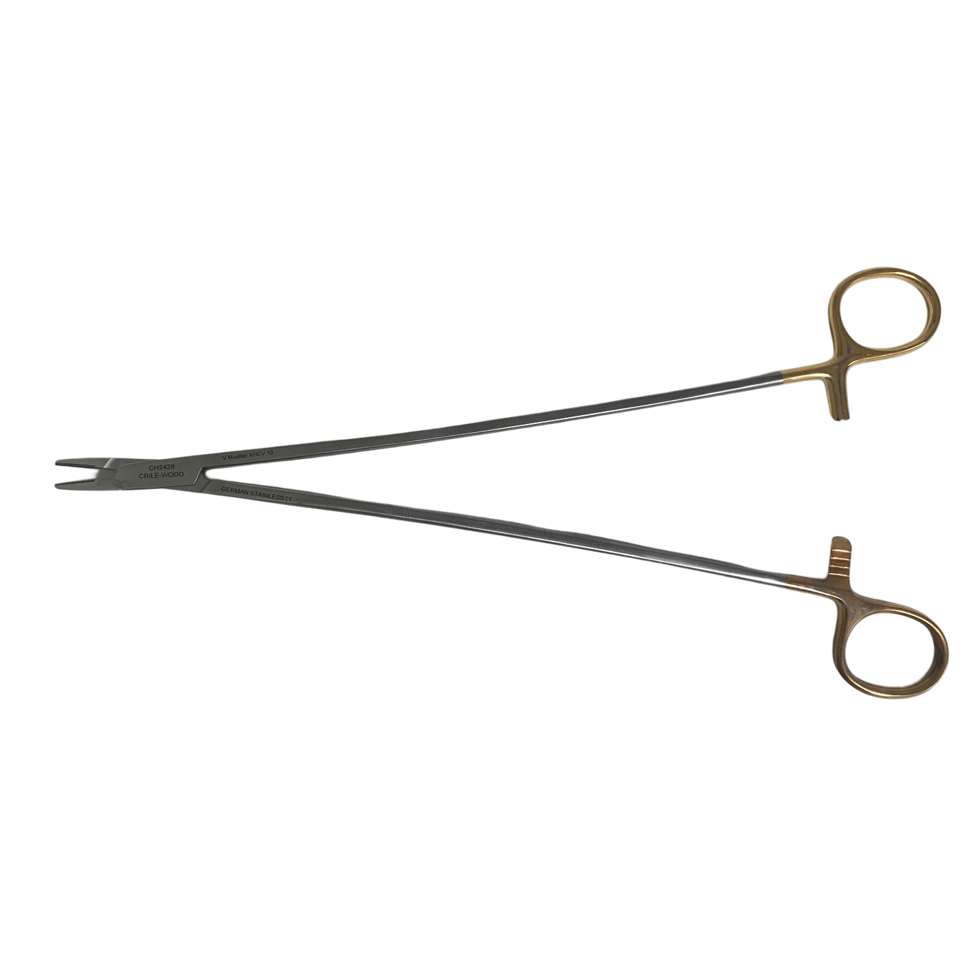 V. Mueller CH2428 Vital Crile-Wood Needle Holder, Straight, 11-3/4"