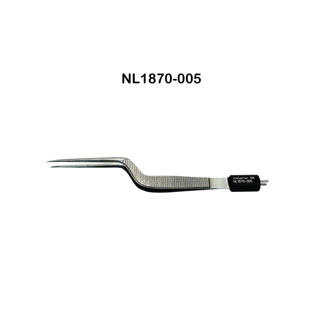 V. Mueller NL1870-005 Fox Bipolar Forceps Straight, 0.5mm Wide, 6-1/4"