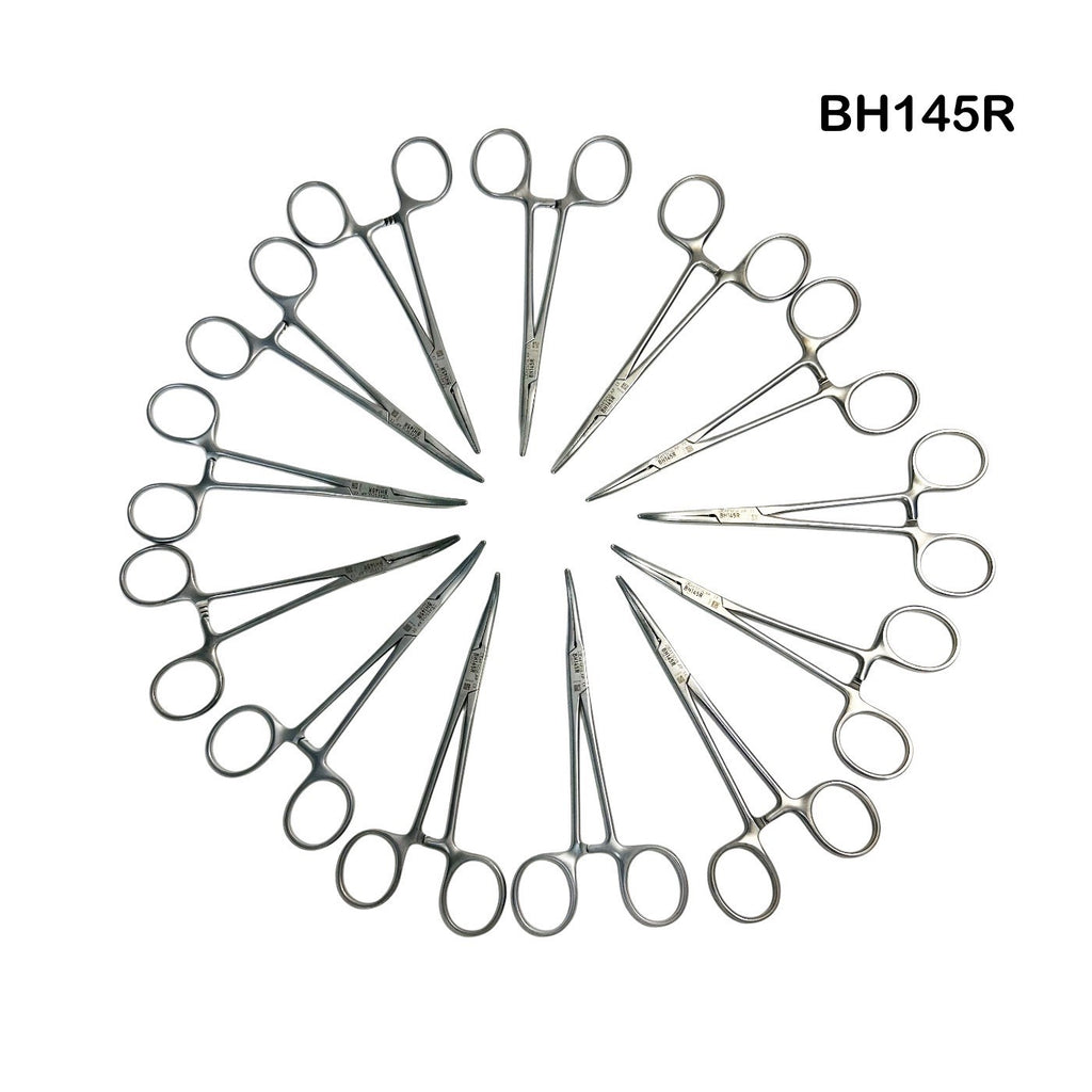 Aesculap BH145R Crile Hemostatic Forceps Curved 140 mm (5½″) (LOT OF 13)
