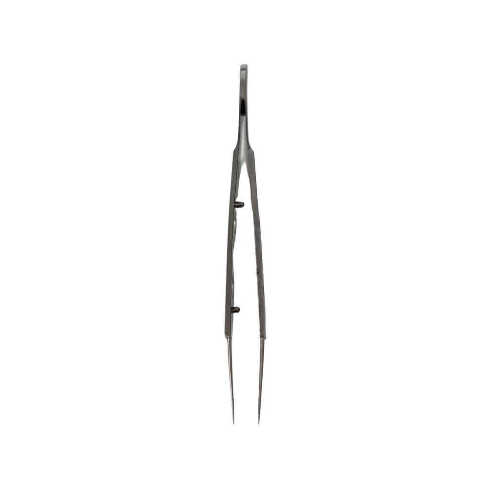 Ambler Surgical 9641E Jaffe Tying Forceps 4in Straight Smooth 3-Hole Handle