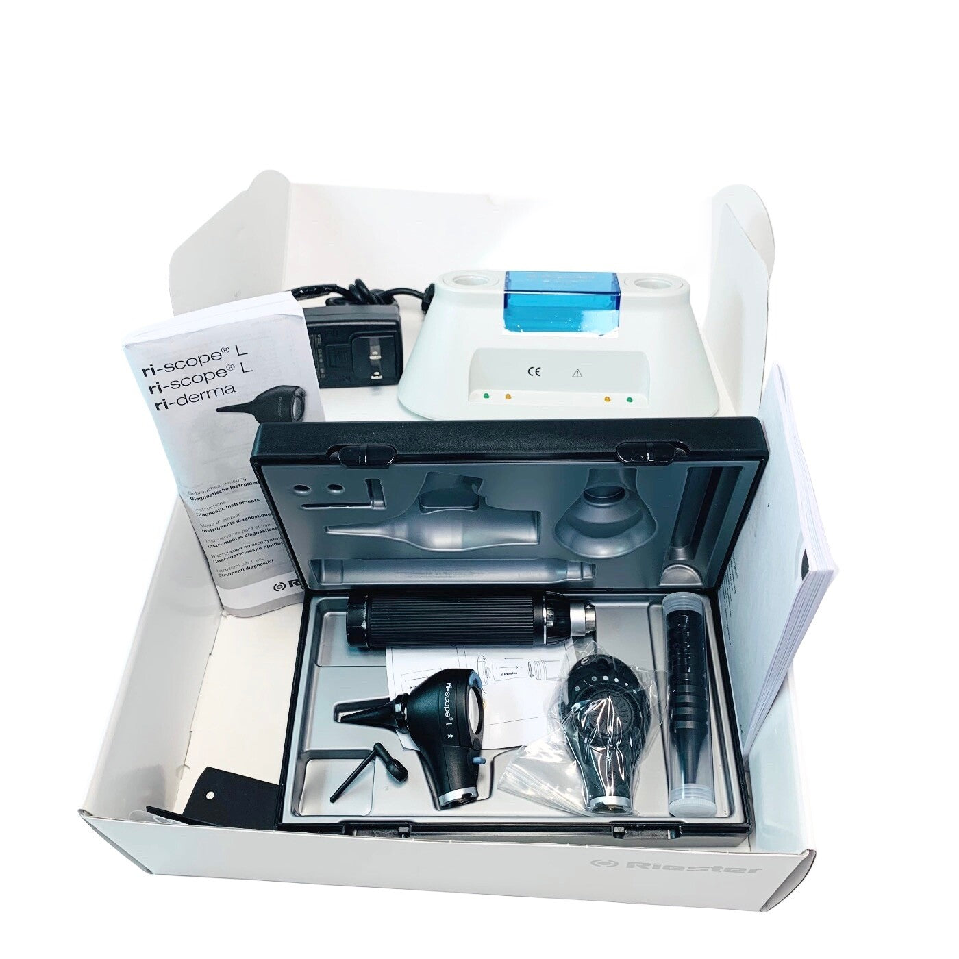 Riester MEDLINE REF MDS107052, Otoscope-Ophthalmoscope Diagnostic Desk Sets