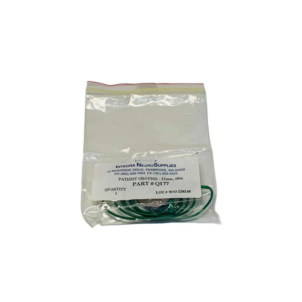 Integra NeuroSupplies REF Q177,  GROUND PLATE ELECTRODE, 32MM