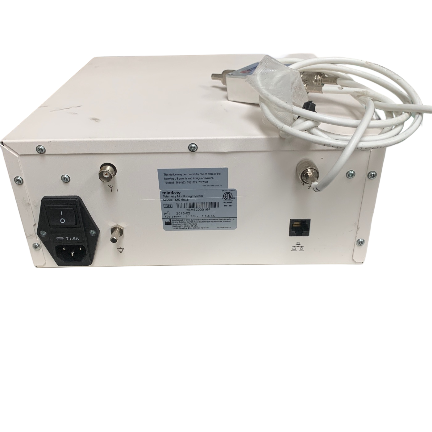 Mindray TMS-6016 Telemetry Monitoring System 50/60Hz 0.6 - 0.3A