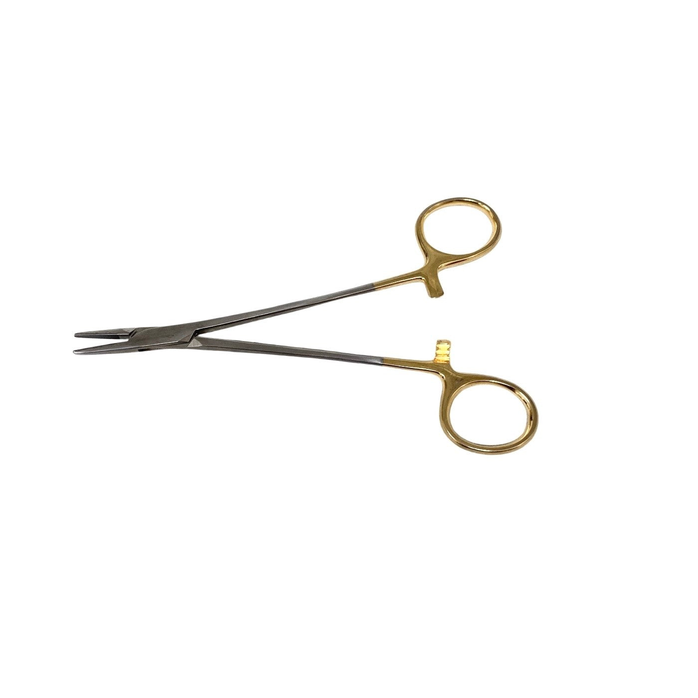 Millennium Ref 1-4071, Crile-Wood Needle Holder 6" Tungsten Carbide Gold Handle