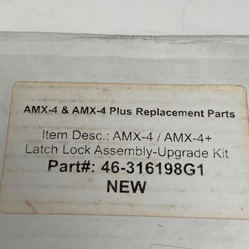 GE REF 46-316198G1, AMX-4, AMX-4 Plus Latch Lock Assembly Upgrade Kit, 2178054
