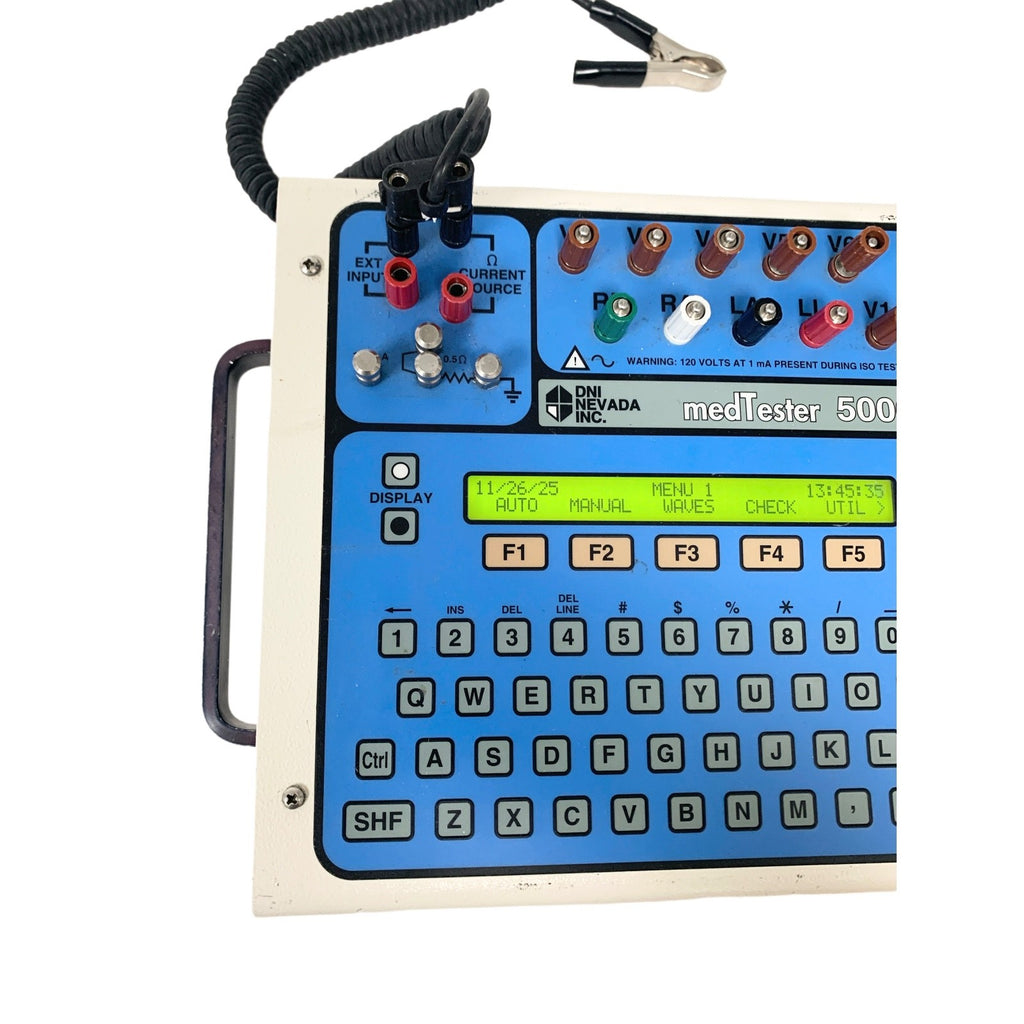 DYNATECH NEVADA REF medTester 5000C, BIOMED ELECTRICAL SAFETY ANALYZER