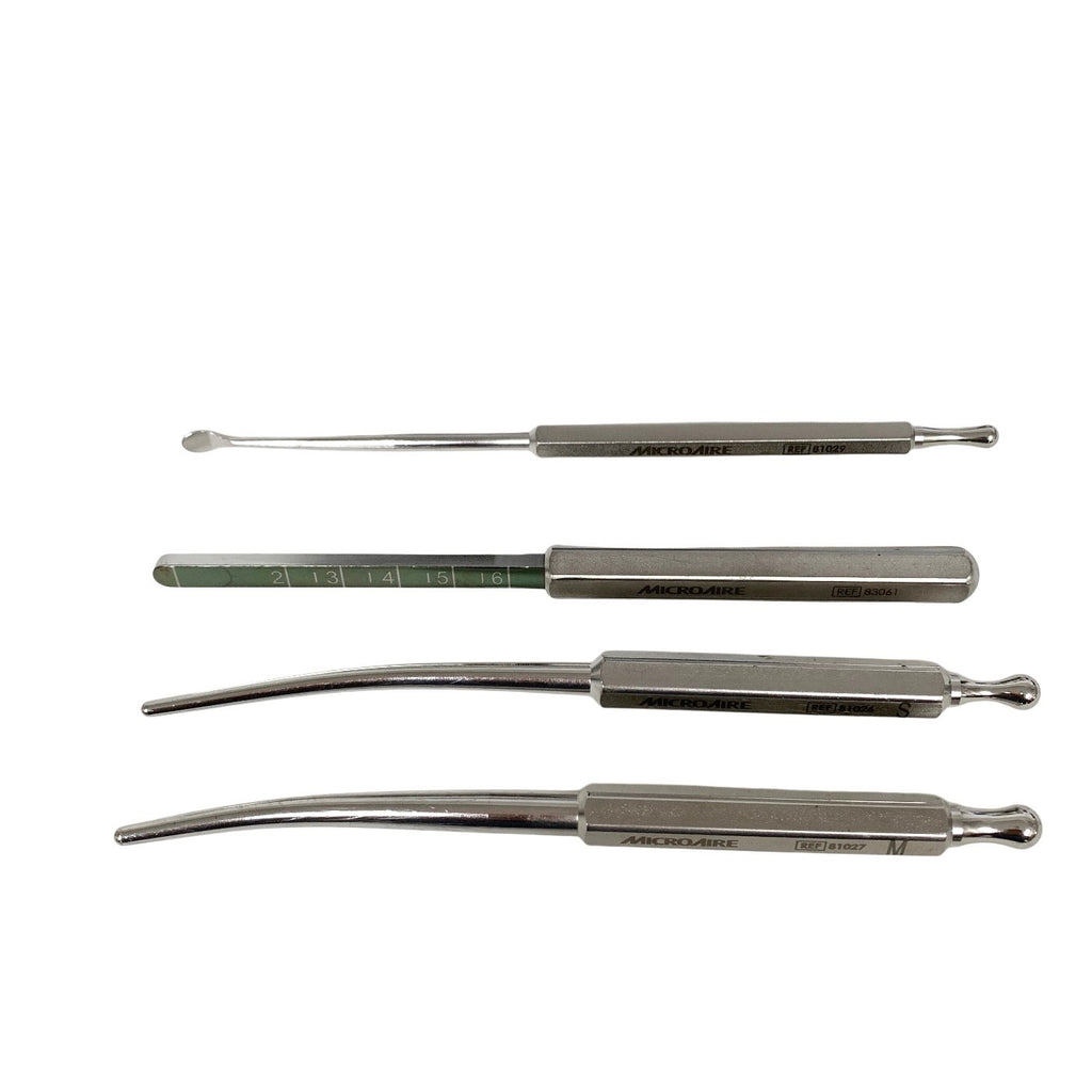 MICROAIRE REF 83014, SMART RELEASE CARPAL TUNNEL HANDPIECE w/ 4 ATTACHMENTS