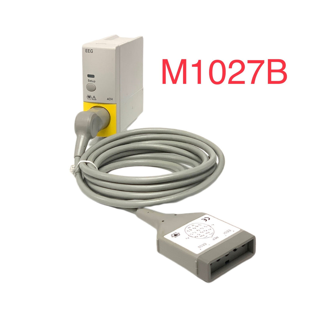 Philips REF M1027B, 4 Channel  EEG Measurement Module w/ M2268A Trunk Cable