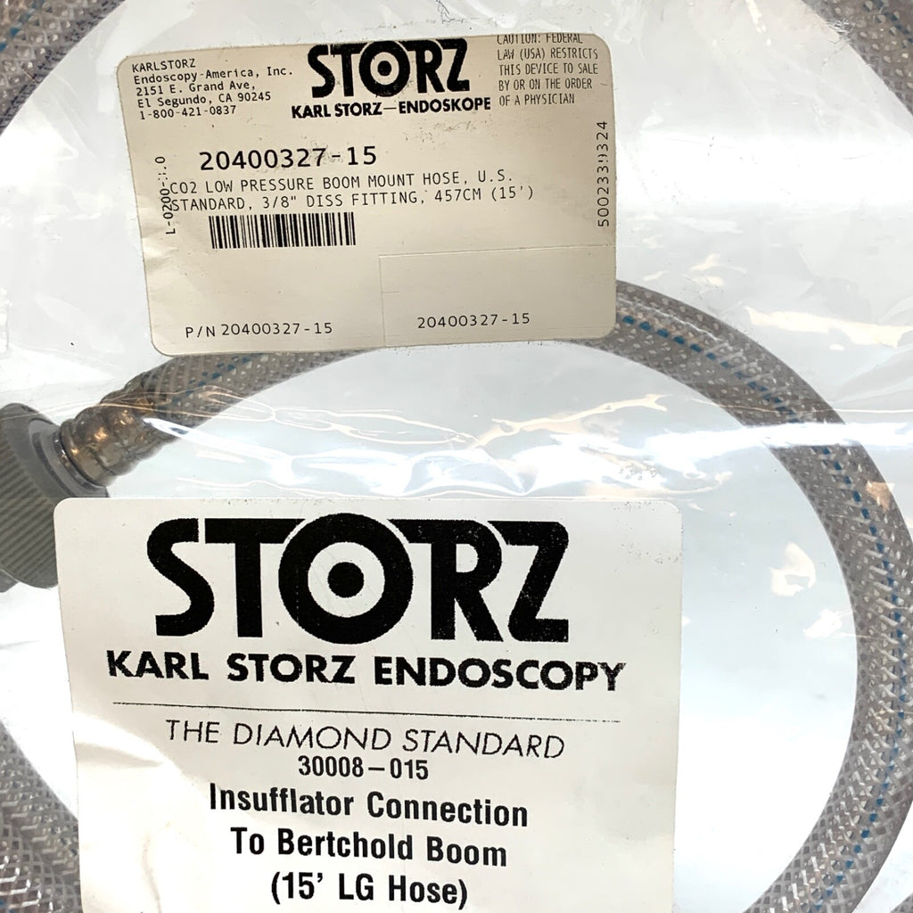 Karl Storz REF 20400327-15, CO2 LOW PRESSURE BOOM MOUNT HOSE