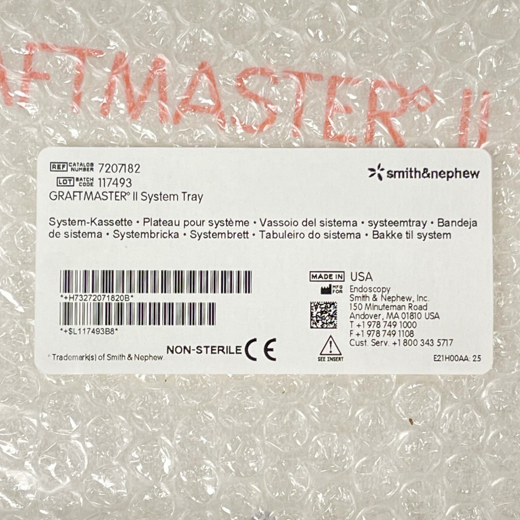 Smith&Nephew REF 7207182 GRAFTMASTER II System Tray Only