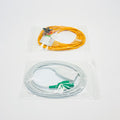 Getinge 0012-00-1814-01 5 LEAD AAMI ECG CABLE w/ 0012-00-1812-01 ecg trunk cable