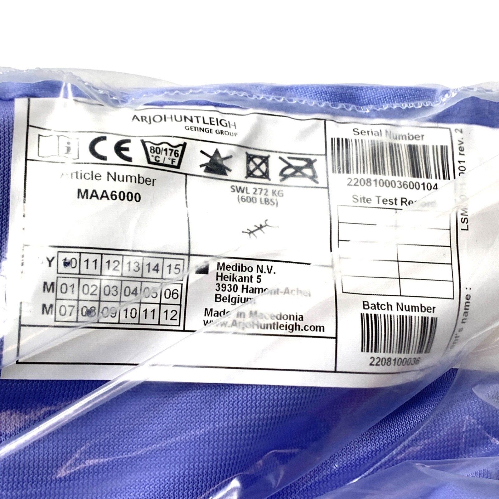 ArjoHuntleigh REF MAA6000, 12 POINT REPOSITIONING SLING