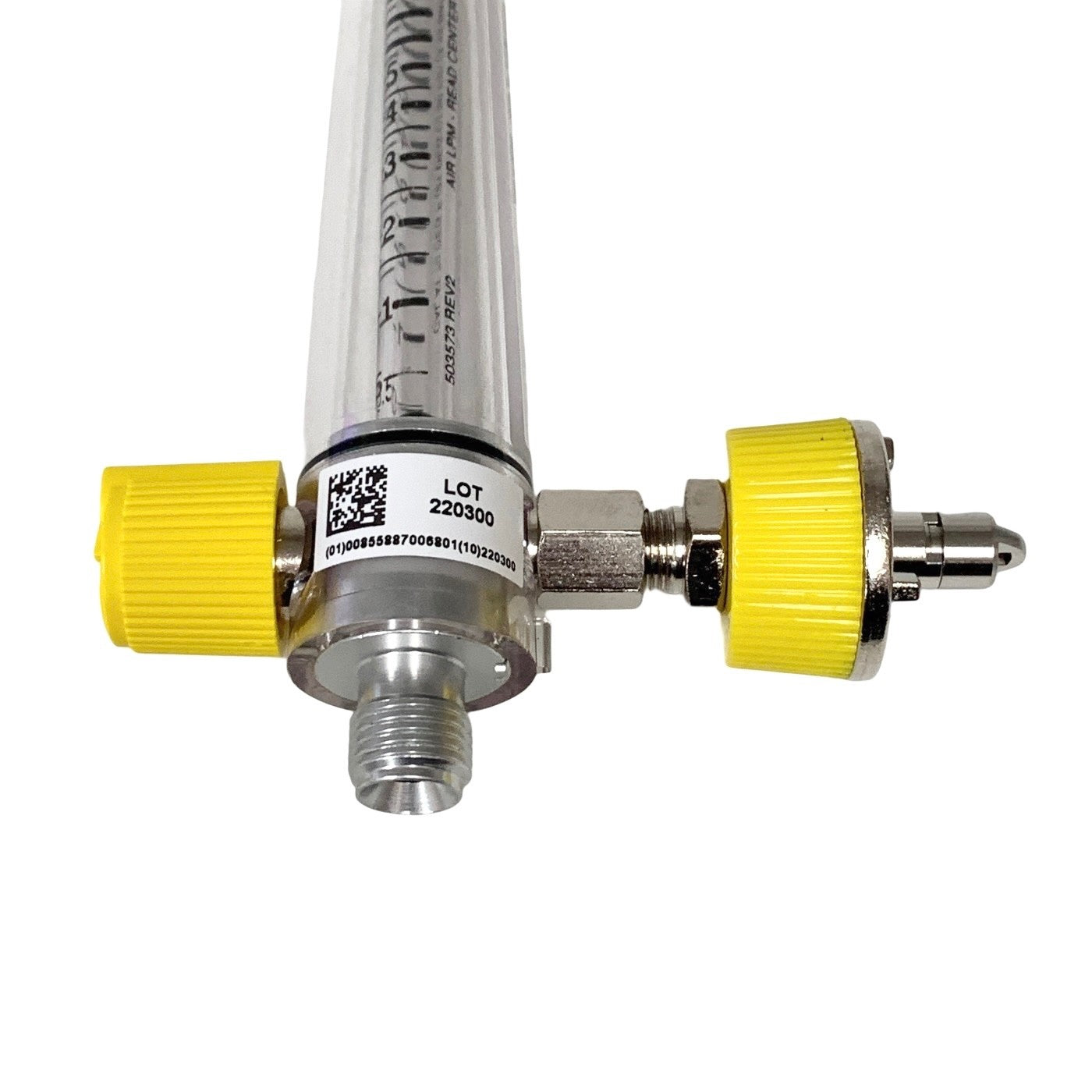 Precision Medical Ref 8MFA, Air Flowmeter 0-15 LPM Ohmeda Oxygen Regulator