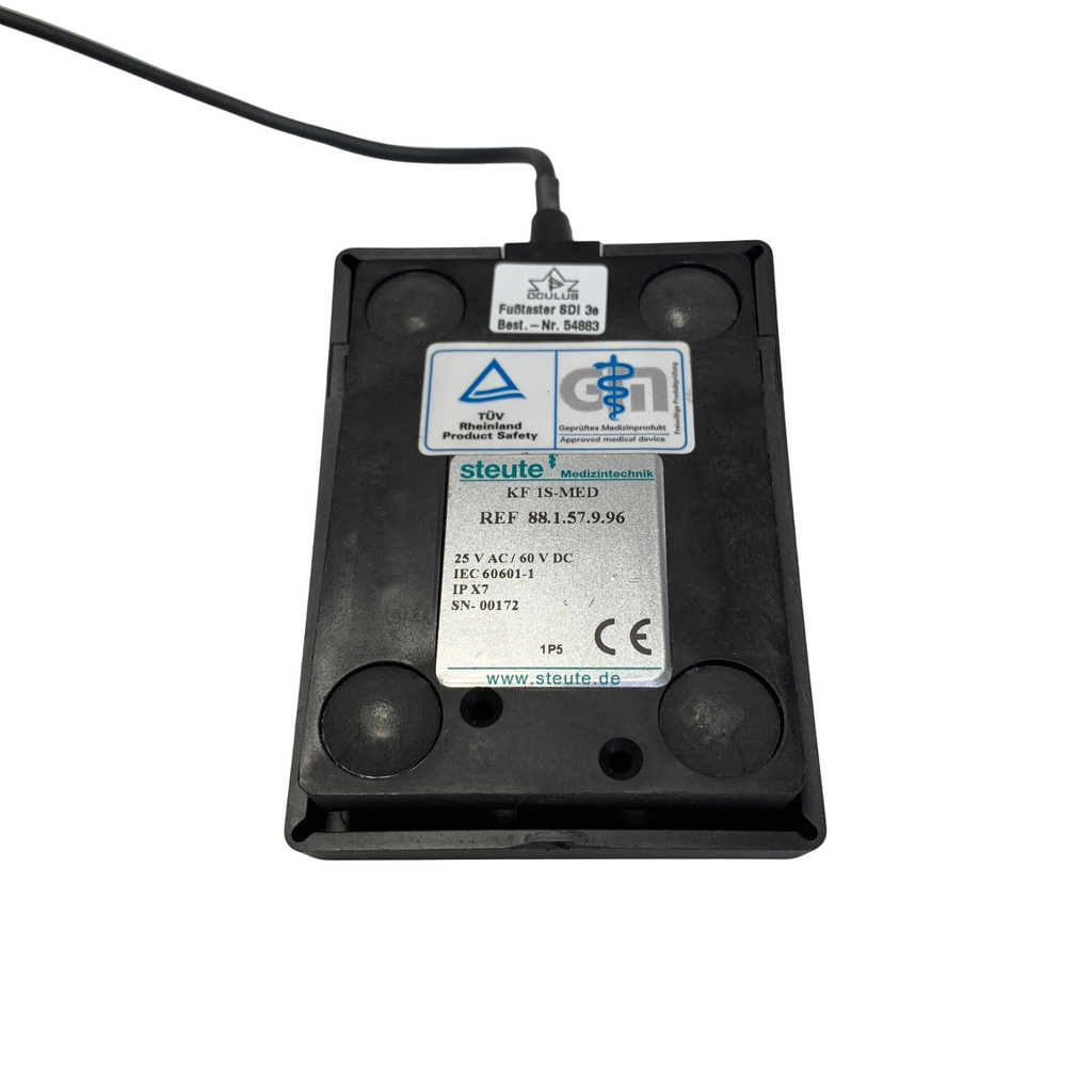 STEUTE REF 88.1.57.9.96, KF-1S-MED MEDICAL FOOTSWITCH