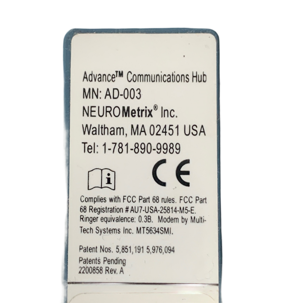 NeuroMetrix AD-030 Advance NCS/EMG device with Communication Hub AD-003