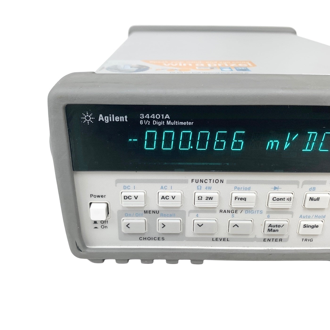 AGILENT REF 34401A, 61/2 Digital Multimeter, 6.5 digit