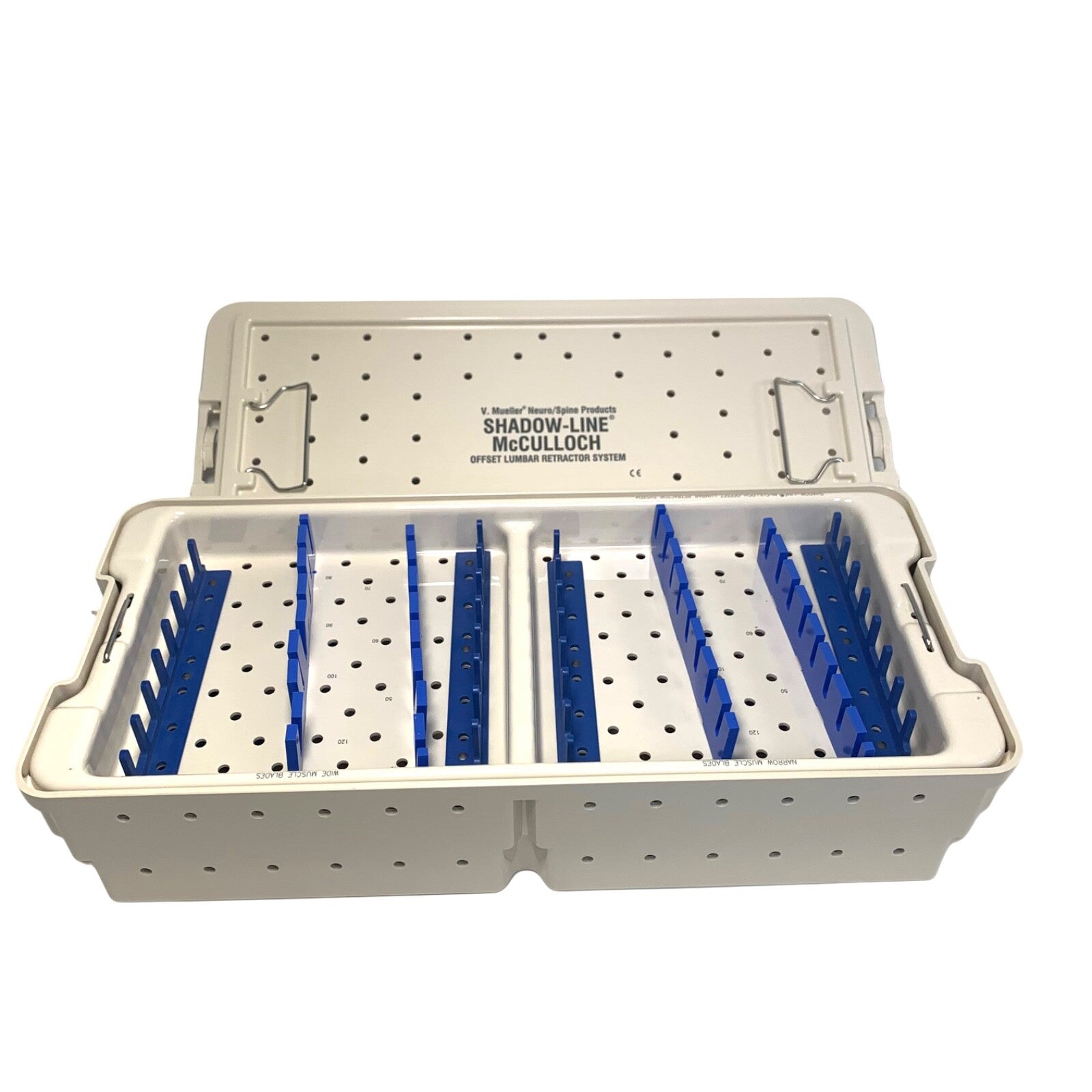 V.Mueller Neuro/Spine Shadow-Line McCulloch Offset Lumbar Retraction System Case