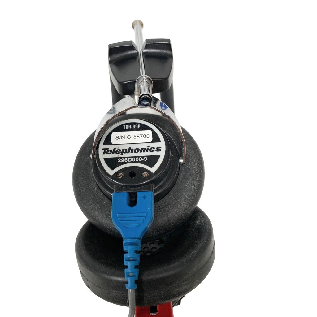 TELEPHONICS REF TDH-39P,  296D000-9 Audiometric Headset with HEADBAND
