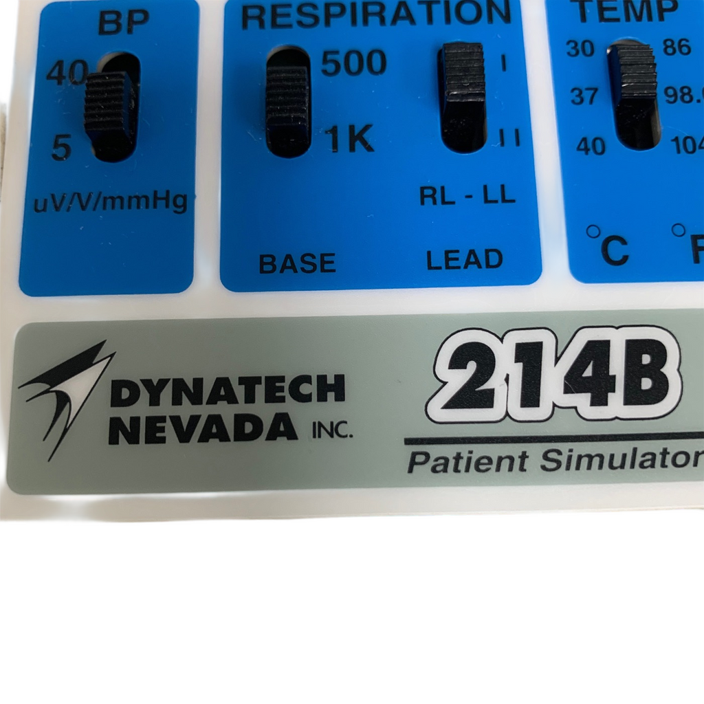 DYNATECH NEVADA PATIENT SIMULATOR MODEL 214B - Lost Battery Cover