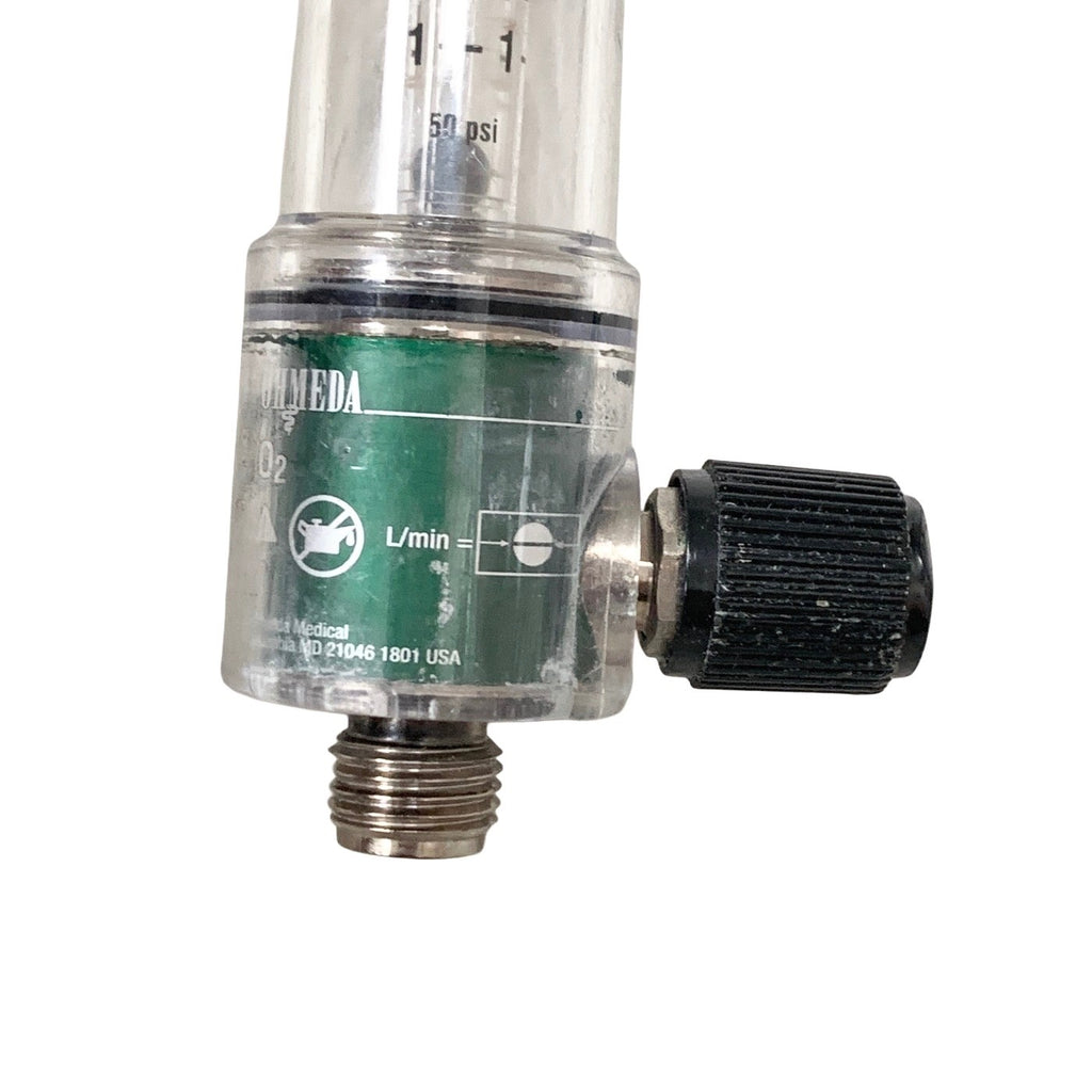 Ohmeda Oxygen Flowmeter O2 0-15 LPM Medical Gas Flow Meter