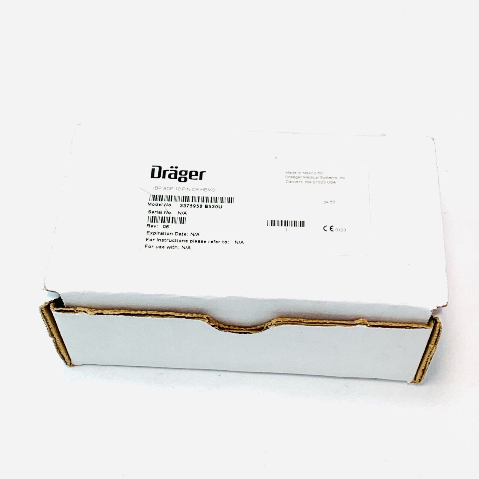 Drager REF 3375958, POD ADAPTER, HEMO/PICCO, 10 PINS