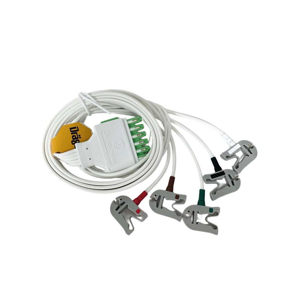 Drager REF MP00881, ECG Cable, 5-Lead, Single-Patient Use, IEC2